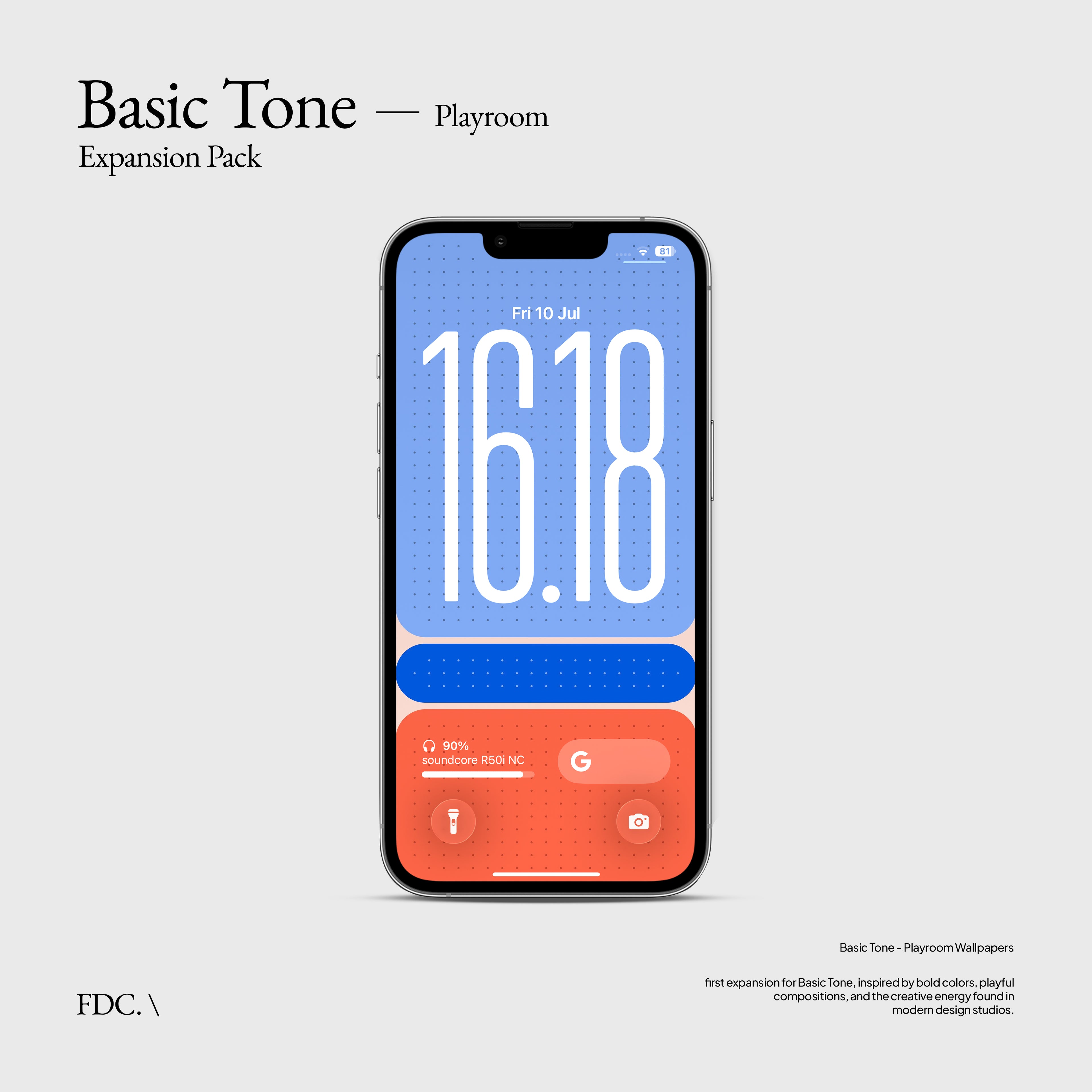 FDC. \ - Basic Tone Expanses: Playroom Series - Wallpaper Pack