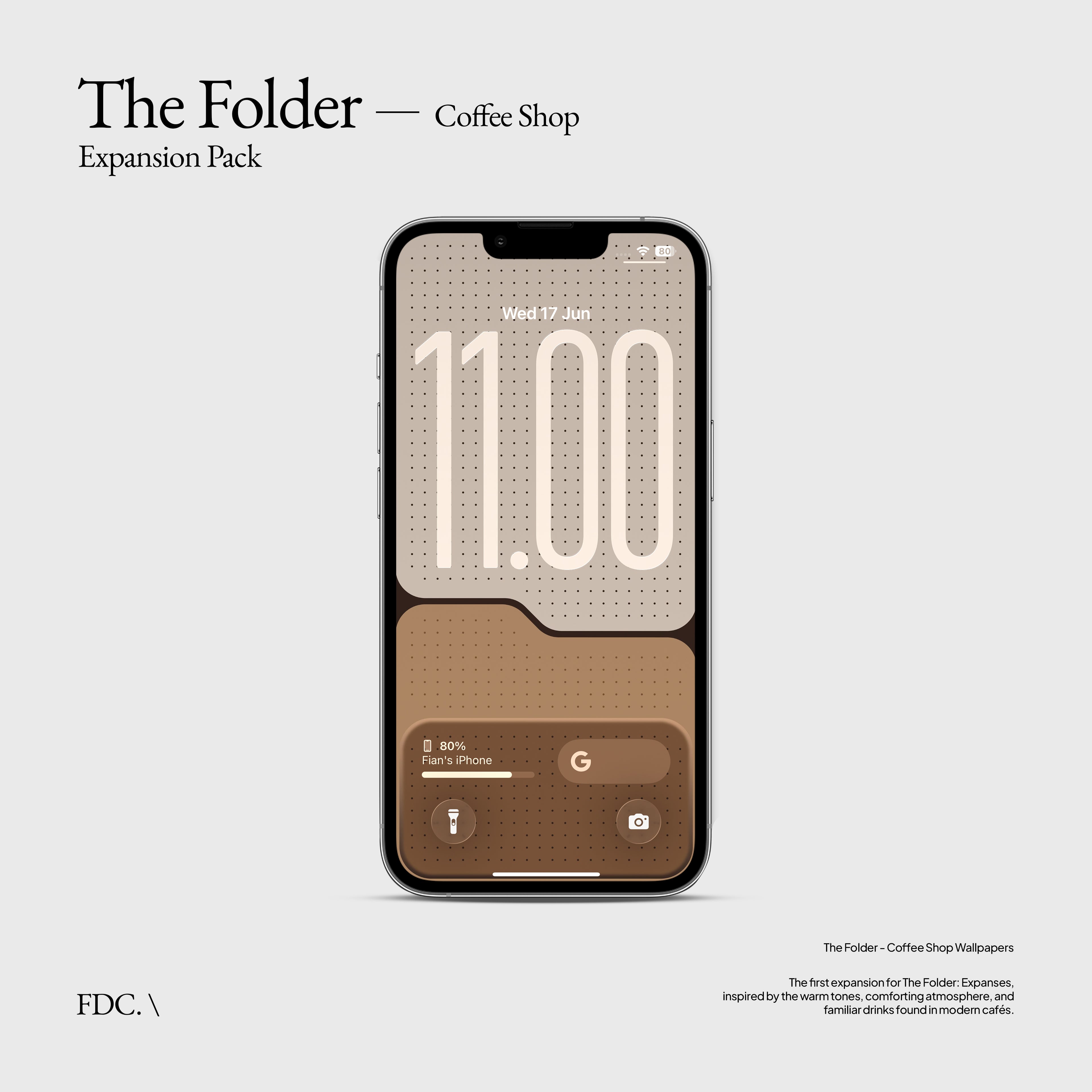 FDC. \ - The Folder Expanses: Coffee Shop Series - Wallpaper Pack