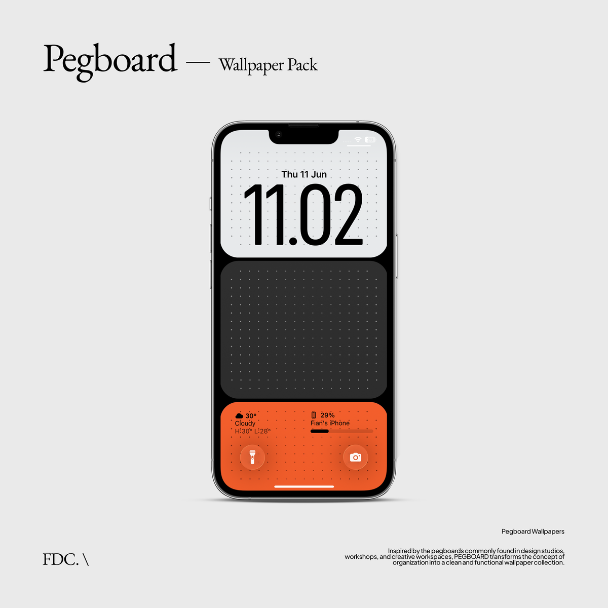 FDC. \ Pegboard - Wallpaper Pack